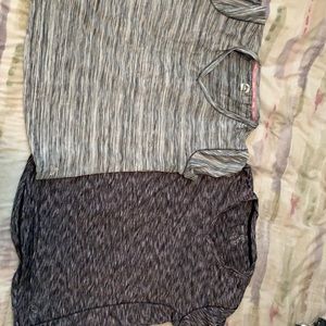 2 for 1 Dry fit workout shirts